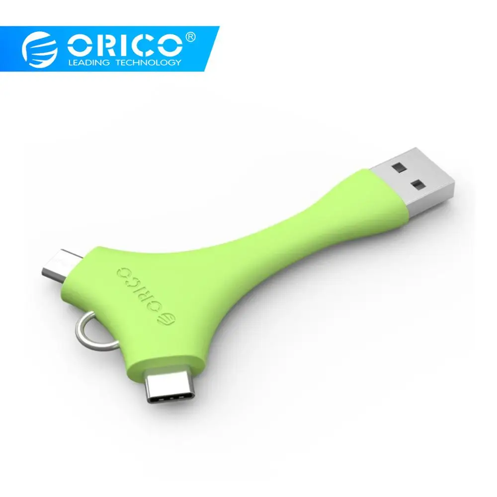 ORICO два порта портативная Синхронизация с зарядкой Micro B + кабель для передачи