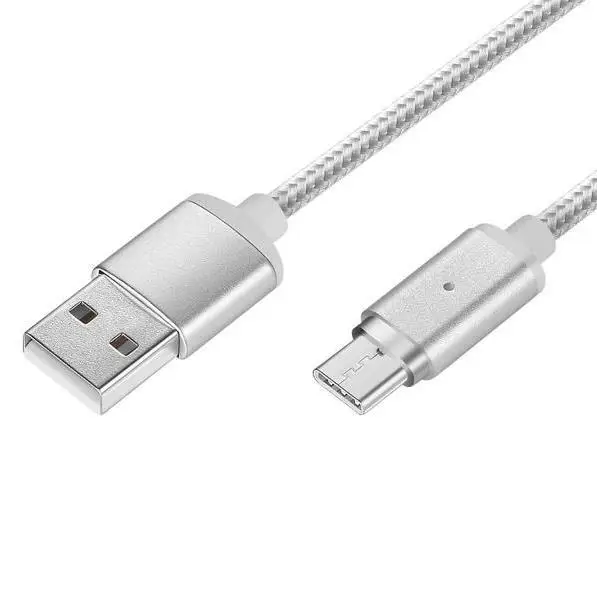 Магнитный кабель SUOZUN магнитный Micro USB в нейлоновой оплетке для быстрой зарядки и