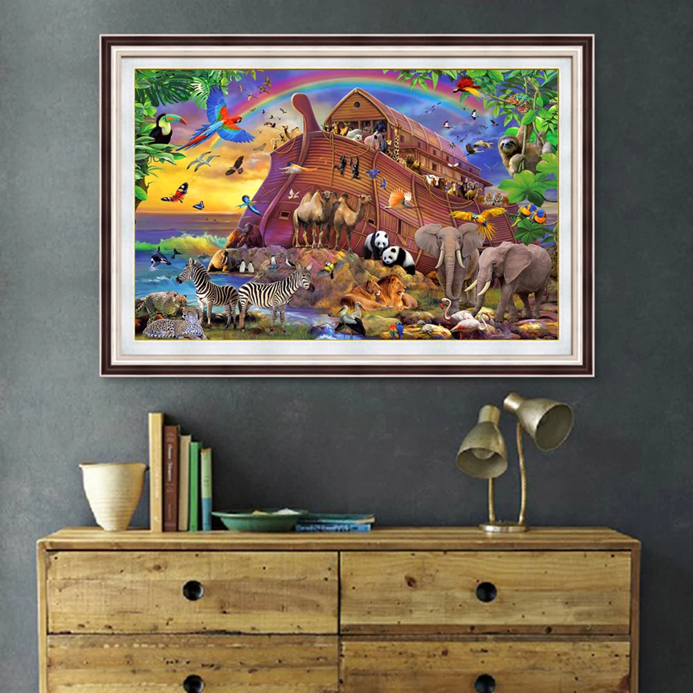 Scenery Animal Diamond Painting New Arrival DIY 5D Special Daimond Embroidery Full Rhinestone Mosaic Wall Home Decor | Дом и сад