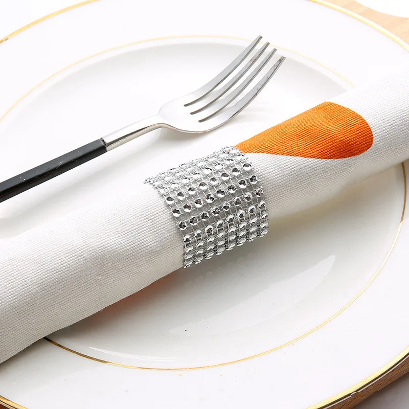 10 шт./лот кольца для салфеток пряжки стульев многоцветные свадебные украшения