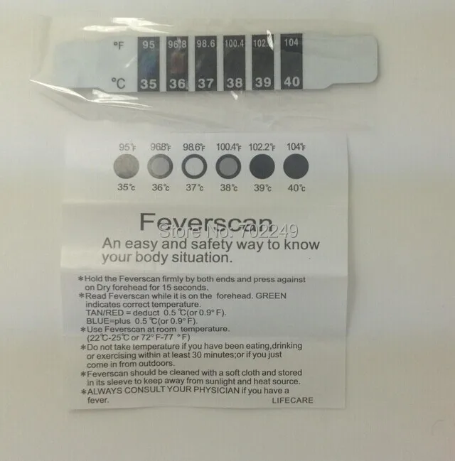 Саферлайф первая помощь детям лоб Полоска термометр жар температура тела тест