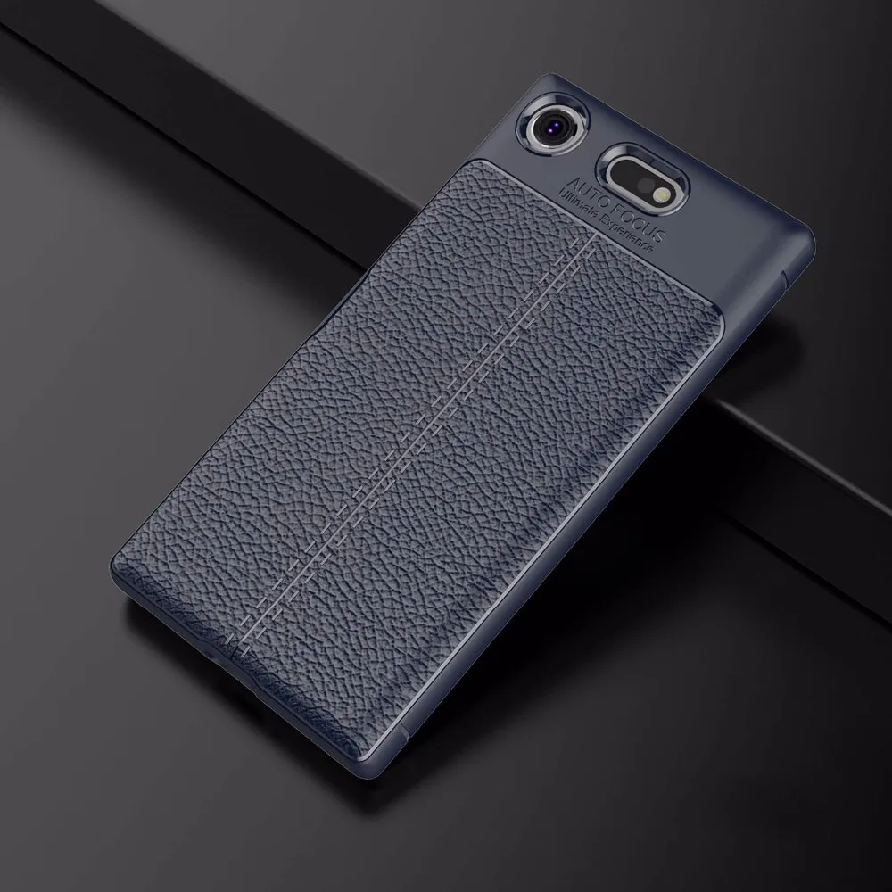 Toxcot для Sony Xperia XZ1 компактный корпус из мягкой кожи ТПУ задняя антидетонационных