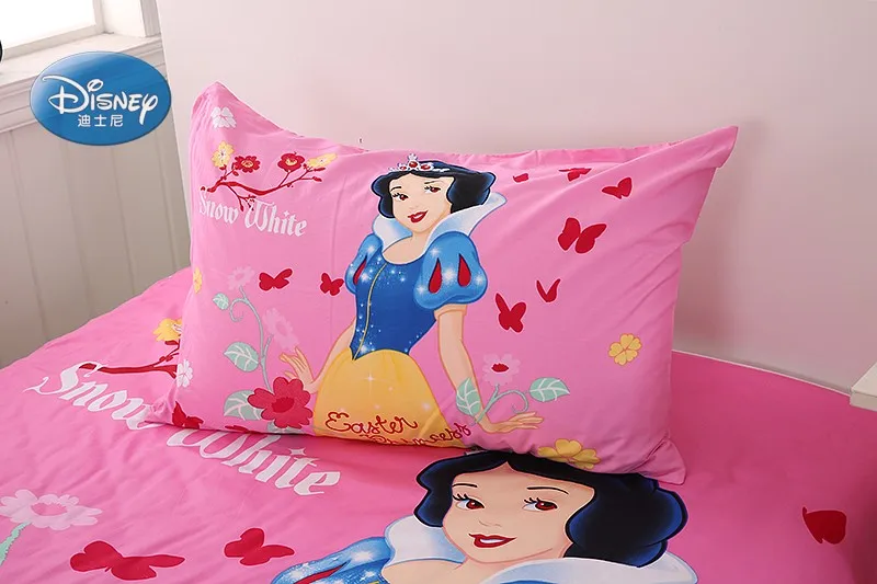 Disney мультфильм принцесса дети обувь для девочек розовый постельное белье набор пододеяльников пуховых одеял кровать простыни наволочки Твин х