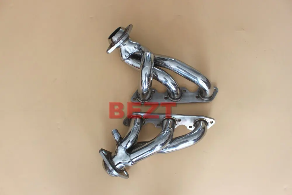 BEZT выхлопной коллектор для 99 04 Ford Mustang V6 3.8l 4.6L из нержавеющей стали 304