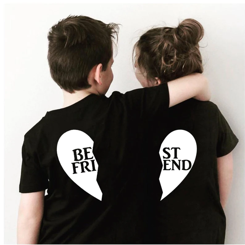 Футболка с изображением лучшего друга футболки для всей семьи летние смешные