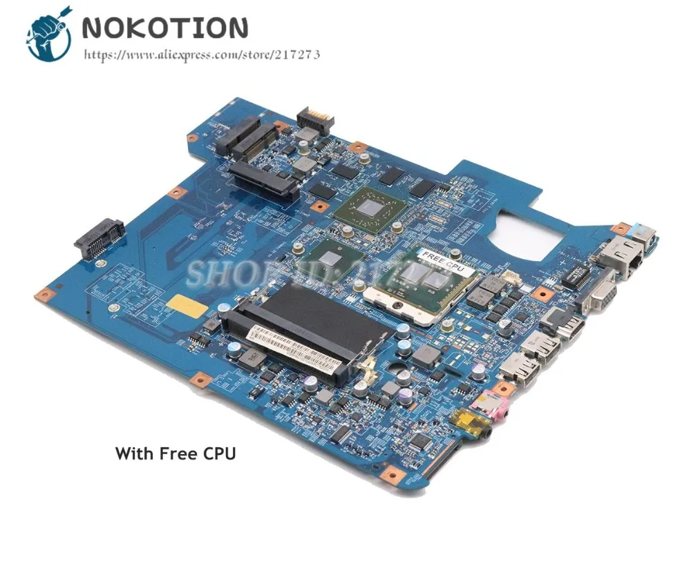 NOKOTION материнская плата для ноутбука NV59 TJ75 MBBH601001 48.4gh1.01m HM55 DDR3 HD5650 1 ГБ бесплатный
