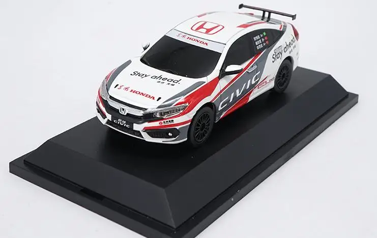 Оригинальные 1:43 Масштаб сплава гоночная модель, высокая моделирования Honda Civic, металлические отливки, коллекция модель игрушечного автомобиля