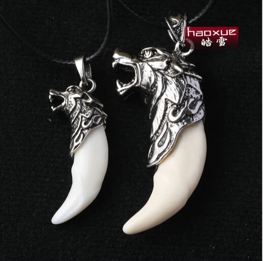 Ожерелье с подвеской в виде волка винтажное ожерелье из сплава волка|pendant for men|wolf