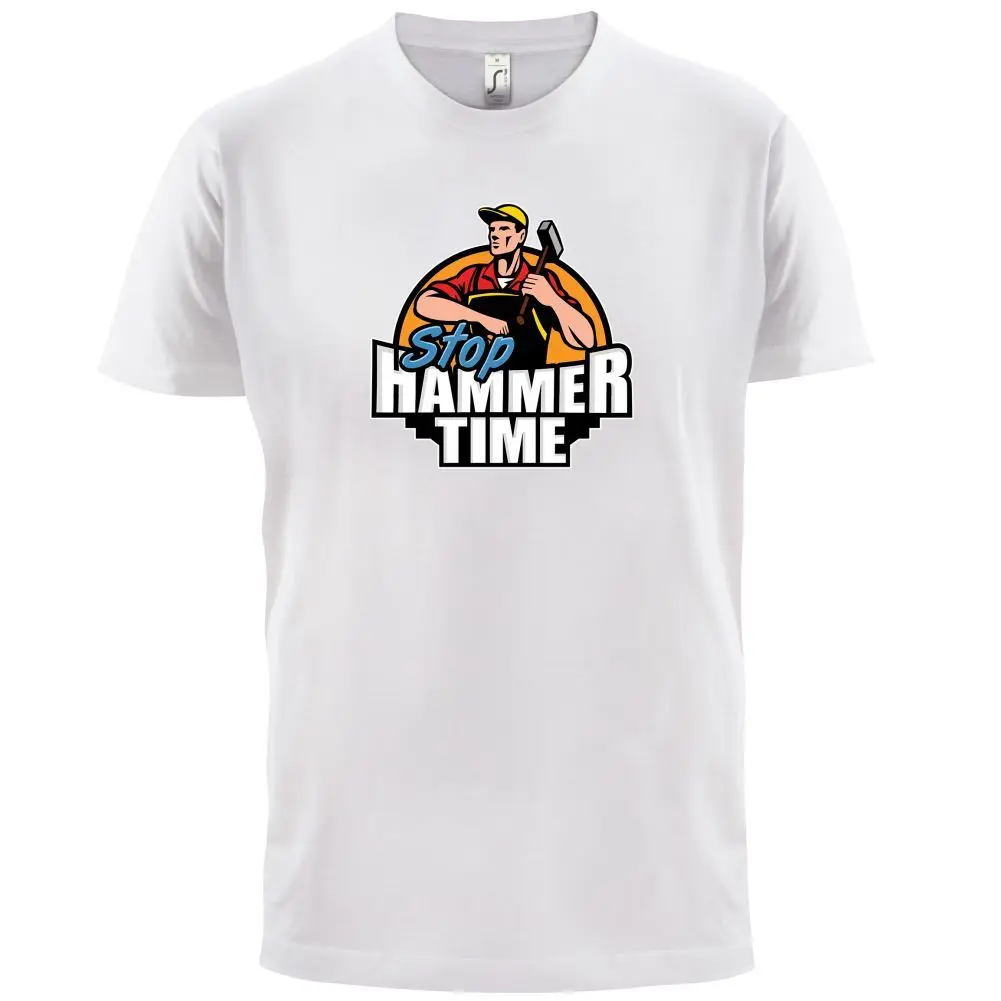 Stop Hammer Time Мужская футболка DIY/Builder/tradesmanmanmans уникальная хлопковая с короткими