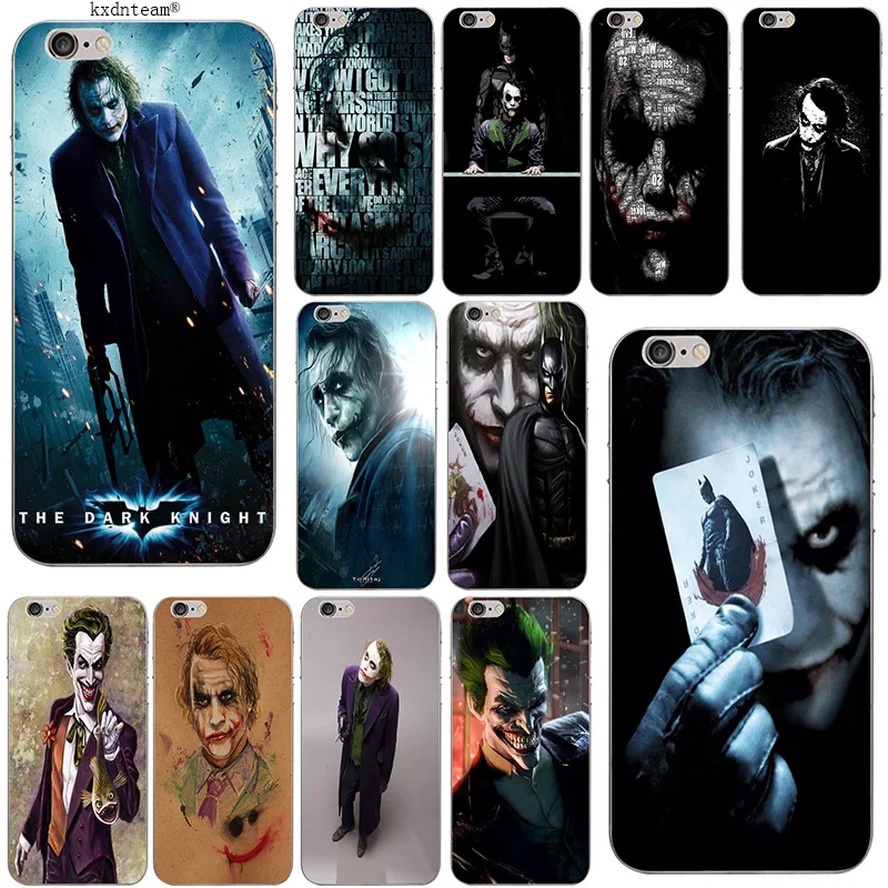 В джокер из &quotТемного рыцаря&quot силиконовый чехол для телефона мягкого ТПУ с
