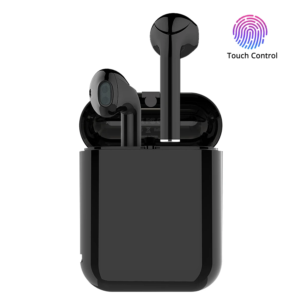Black Langsdom T7RX мини наушники Bluetooth наушники auriculares inal mbricos наушники с микрофоном бас Hifi гарнитуры для телефона Xiaomi - Цвет: Black