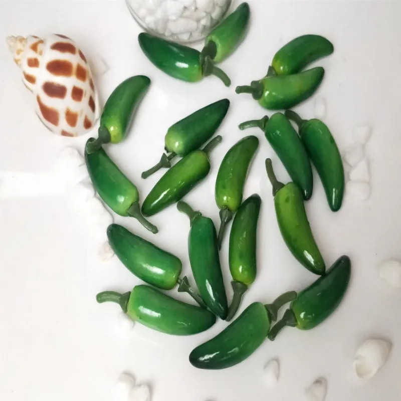 Искусственная Имитация красного перца искусственная фотоигрушка кухня еды