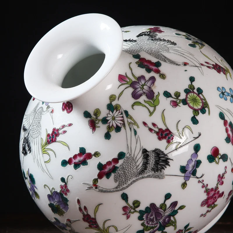 Siu Hong Jingdezhen керамика Искусство и ремесла комната мини ваза украшения Xianhe