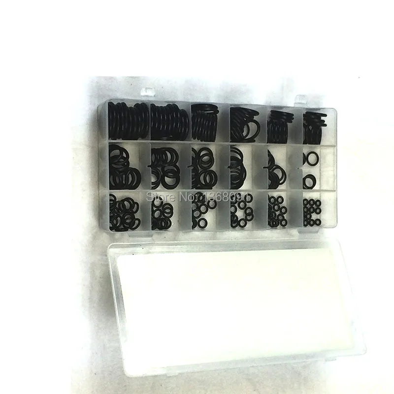 225 шт высокая температура/уплотнительное кольцо набор черный метрический