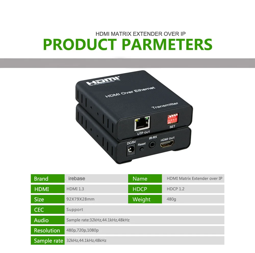 Новый HDMI удлинитель матрица 120 м 1080P над TCP/IP Cat5e/6 сетевой кабель передатчик и