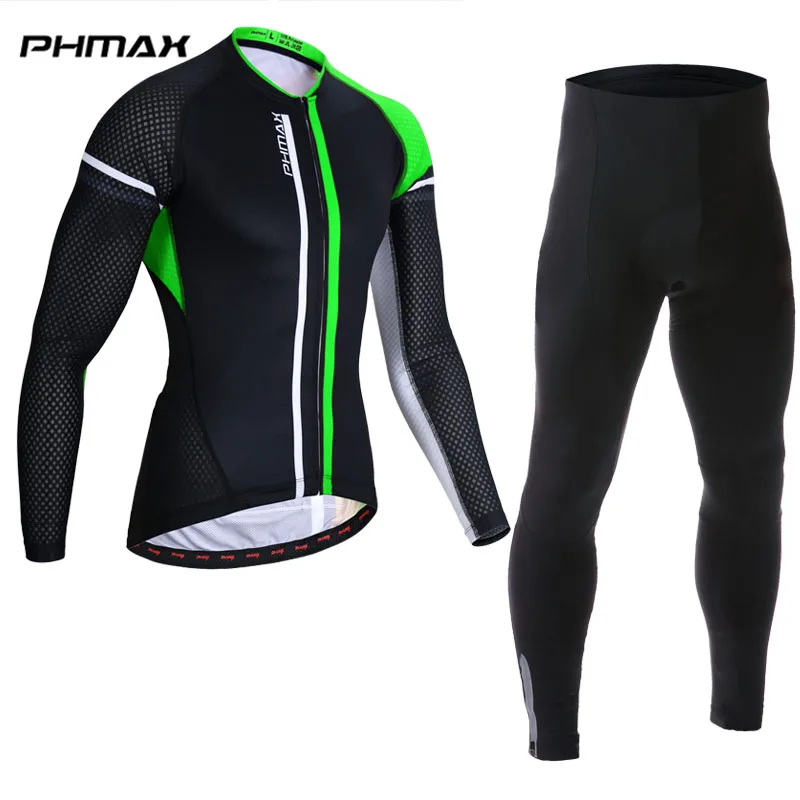 PHMAX MTB Одежда для езды на велосипеде костюм велосипед спортивная одежда Ropa Ciclismo Pro Велоспорт Джерси комплект для велоспорта велосипедная форма - Цвет: Normal Cycling Set