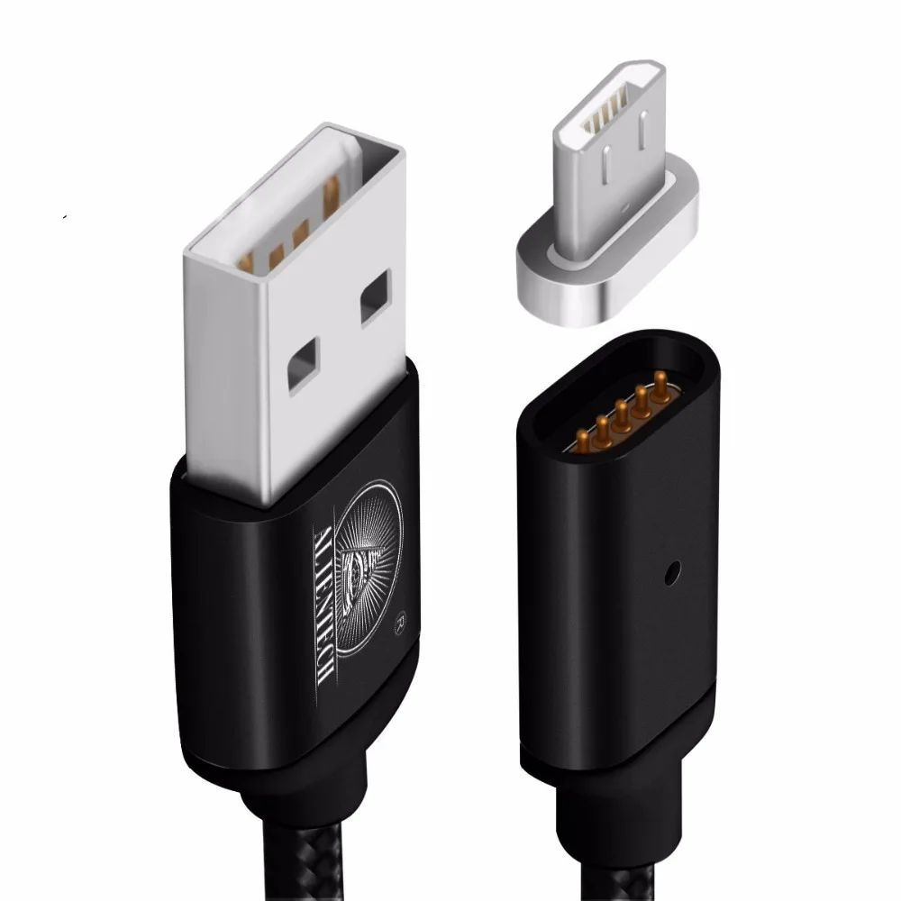 1м 2м 2.4A Быстрая зарядка Магнитная Micro USB кабель Дата синхронизации переходник для зарядного устройства Шнур для Android Samsung S4 S6 S7 Edge LG htc планшеты