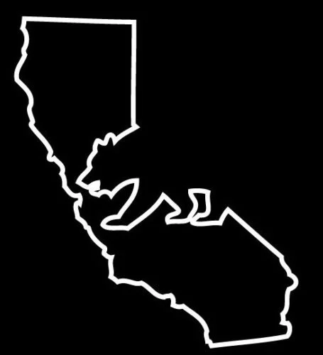 

5 "California штат медведь виниловый контурный наклейка Стикеры изготовленный на заказ 12,5 см