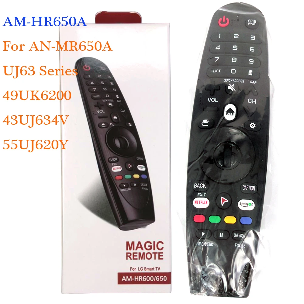 

New AM-HR650A Replacement For LG AN-MR650A Select 2017 Smart TV UJ63 Series 49UK6200 55UK6200 43UJ634V 55UJ620Y USB Magic Remote