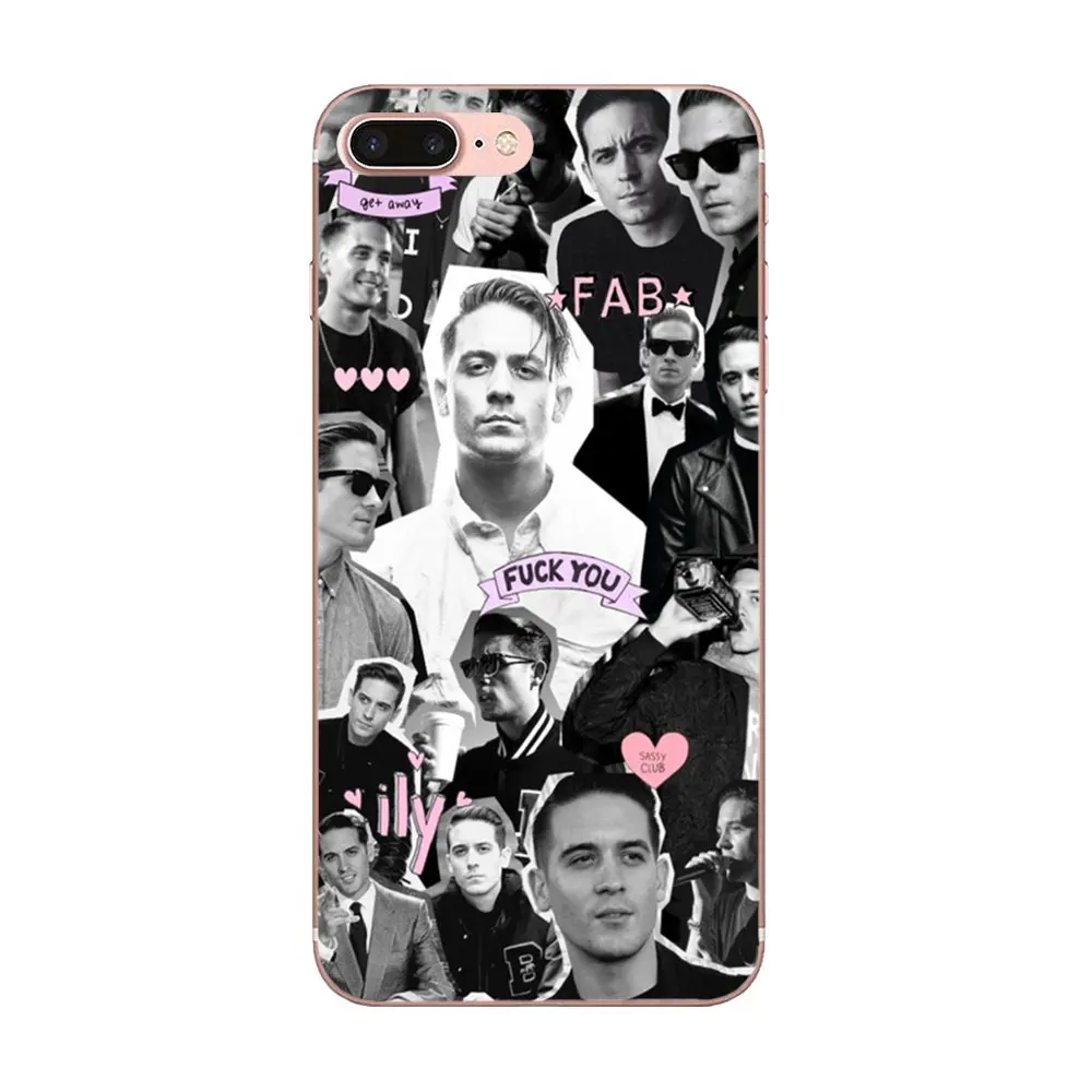 G Eazy Tumblr коллаж для HTC 530 626 628 630 816 820 One A9 M7 M8 M9 M10 E9 U11 Moto G2 G3 G4 G5 G6 G7 мягкий телефон |
