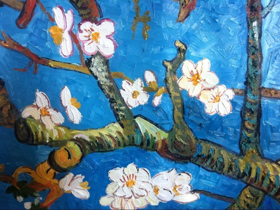 Дешевые картины маслом Ван Гога для Гостиная ветвей миндальное дерево декор на