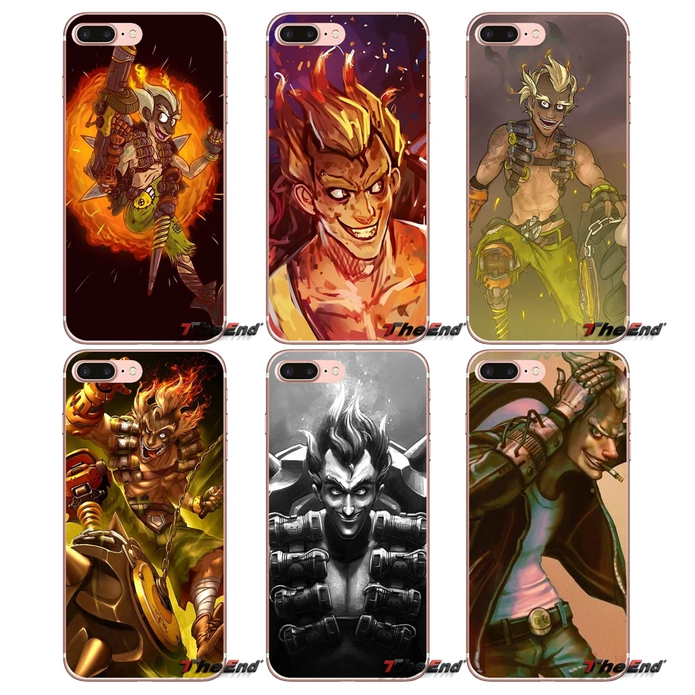 OVERWATCH Junkrat Art Poster мягкий чехол из ТПУ для Xiaomi Redmi 4 3 3S Pro Mi3 Mi4 Mi4i Mi4C Mi5 Mi5S Mi Max Note 2 4|case for