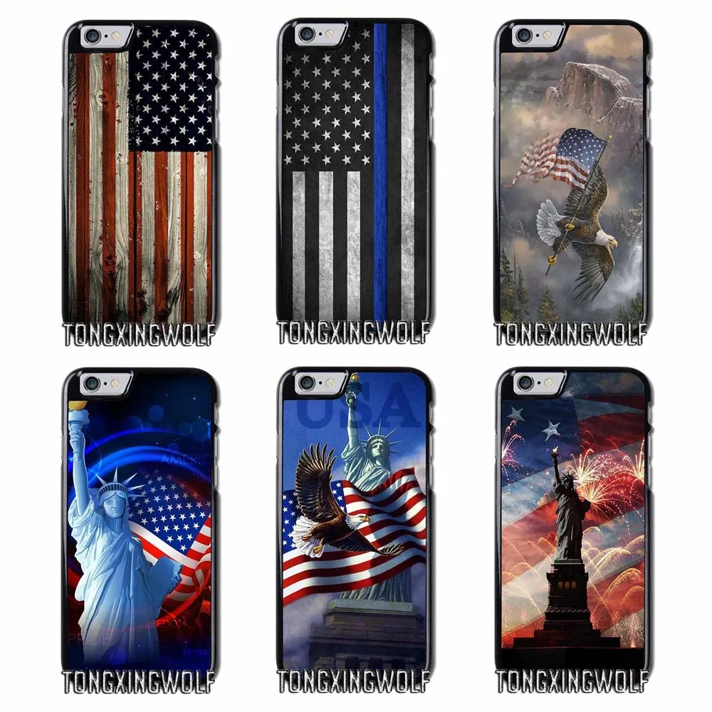 Флаг США Америки чехол для HuaWei P8 P9 P10 P20 Pro Lite плюс Nova 2 S Y3 Y5 Y6 y9 Honor 5C 5X6X7 s 8 9 10 |