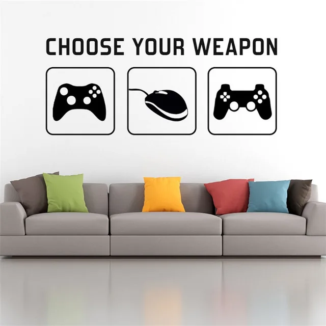 Большой размер для xbox управления видео игры выберите ваше оружие игровой стены