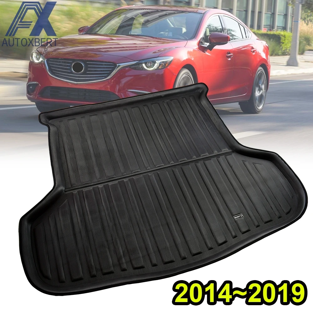 Коврик для багажника Mazda 6 Atenza m6 Gj 4 Dr Sedan подкладка протектор ковра 2014 2015 2016 2017 2018