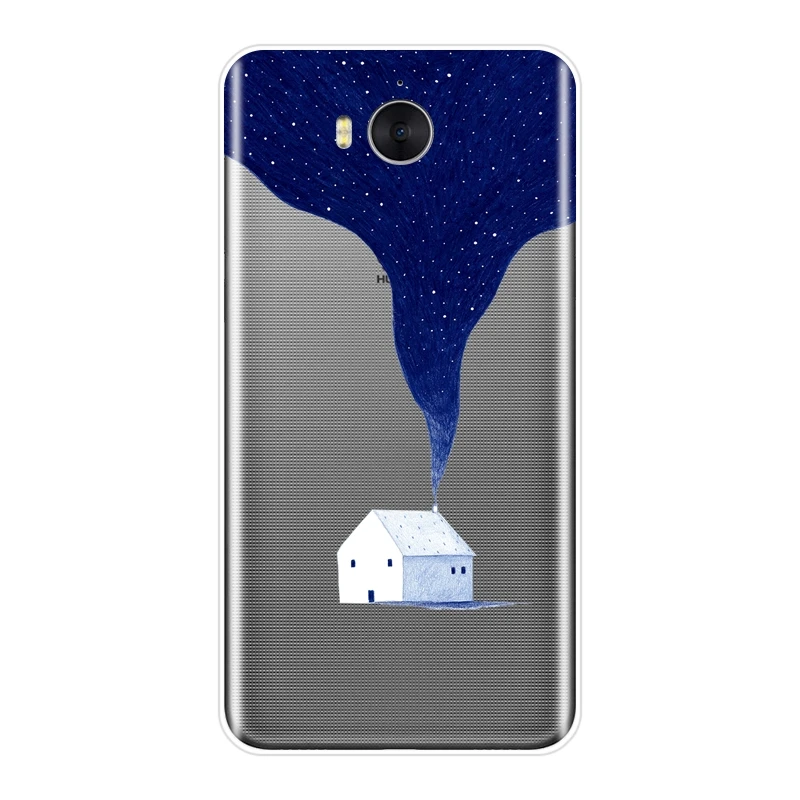 TPU Art Star Space задняя крышка для huawei Y3 Y5 Y6 Y7 2017 II Pro Мягкий силиконовый чехол телефона