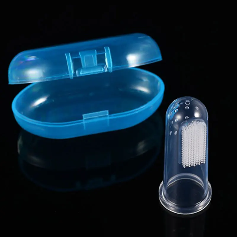 Силиконовая зубная щетка для младенцев и новорожденных 1 шт. безопасный