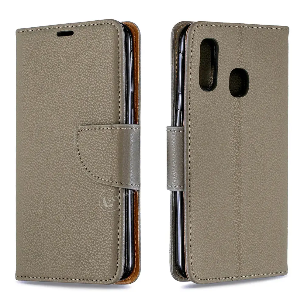 Чехол книжка для Samsung Galaxy A40 2019 A405FD A405FN/DS кожаный чехол бумажник телефона A 40 SM A405FN DS