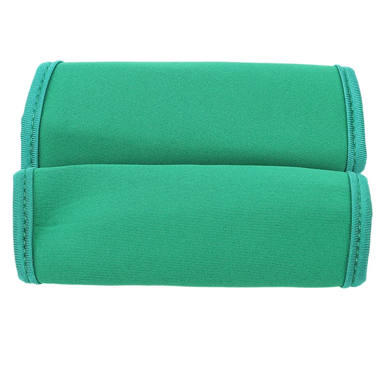 green Стиль, детская ручка для коляски, нейлоновая коляска, подлокотник, защитный чехол, 1 пара, универсальная коляска, руль, чехол Beschermhoe - Цвет: green