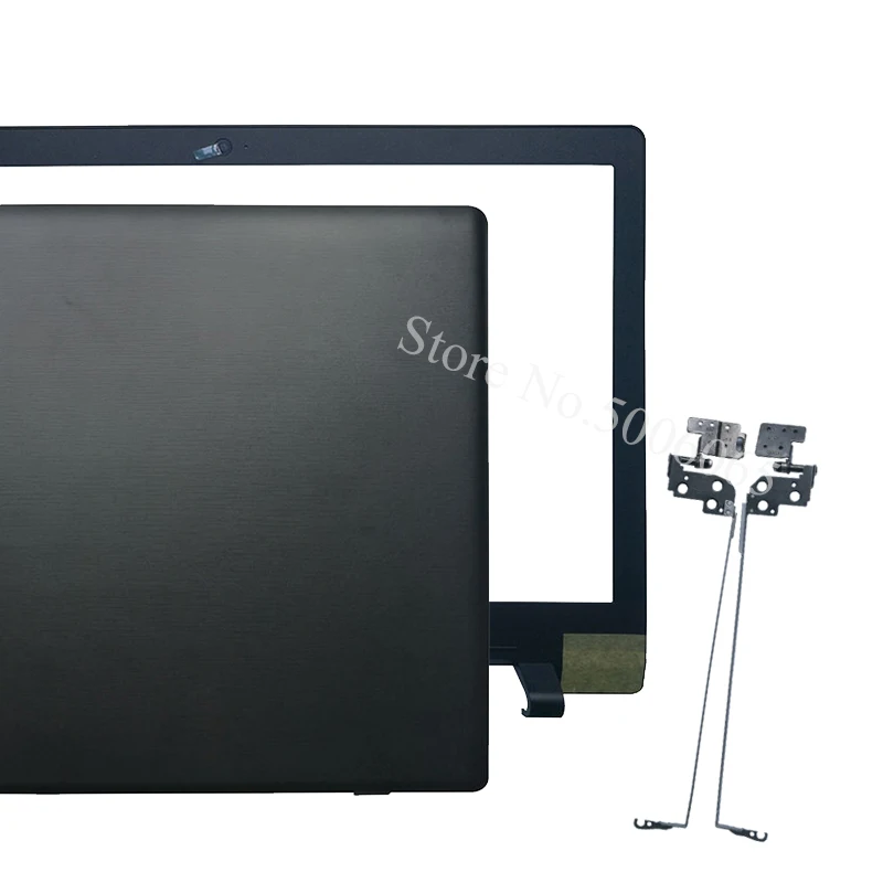 A B shell and hinges Для LENOVO IdeaPad 110-15 110-15IBR ЖК-задняя крышка/ЖК-рамка крышка/ЖК-Петли L& R/ЖК-монитор LVDS экран дисплея видео кабель - Цвет: A B shell and hinges
