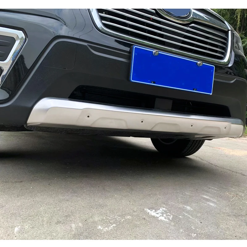 Для Subaru Forester SK из нержавеющей стали автомобильный внешний задний бампер для губ узкая Накладка для отделки стайлинга