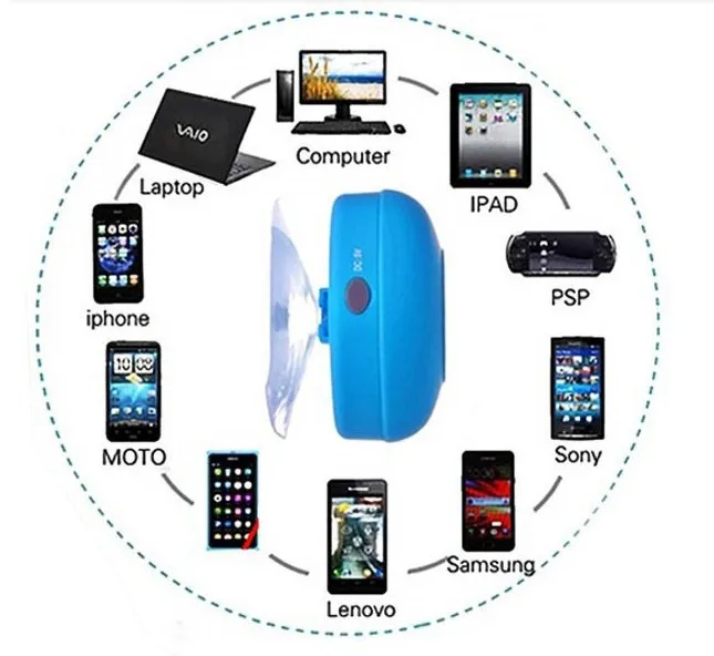 Мини портативный Bluetooth динамик беспроводной сабвуфер для душа Водонепроницаемый