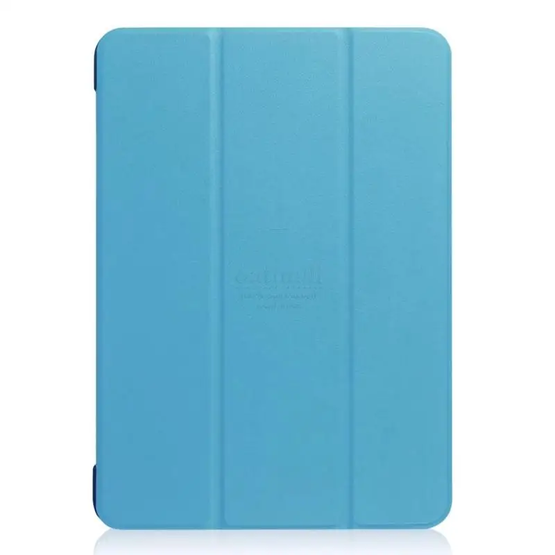 light blue Для microsoft Surface pro 6 чехол роскошный Магнитный смарт-чехол для microsoft Surface pro 7/5/4 кожаный чехол s Подставка для планшета, складываются в три раза, Fundas - Цвет: light blue