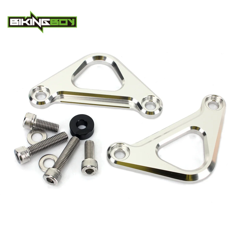 BIKINGBOY гоночные крючки для Kawasaki NINJA 250R 08 09 10 11 12 NINJA 300 13 14 15 анодированный подрамник галстук вниз с болтами
