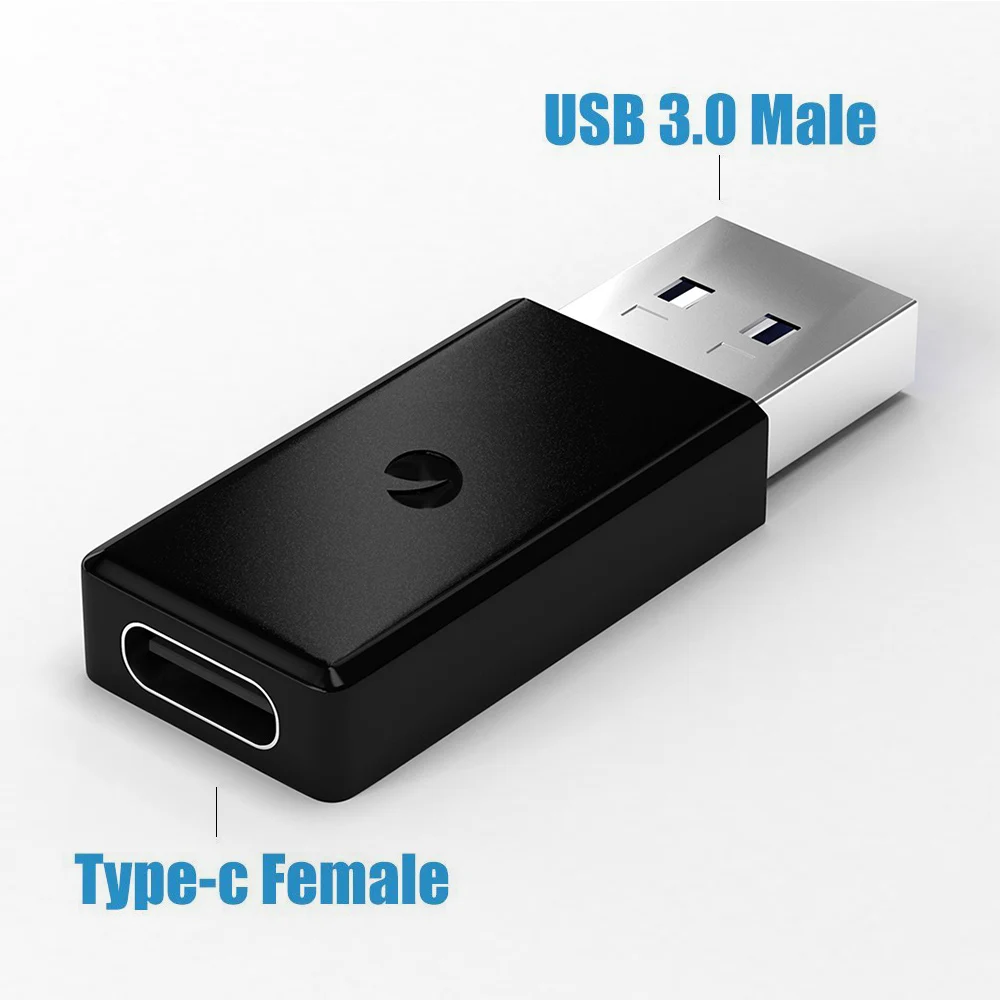Конвертер данных USB 3 0 штекер на 1 Тип C гнездо в Женский адаптер порт для ноутбука