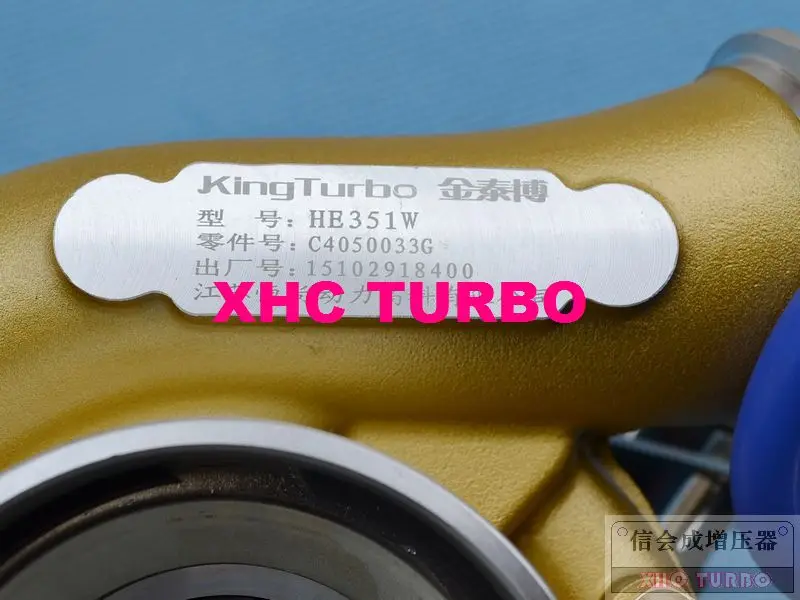 Новый оригинальный Турбокомпрессор KINGTURBO HE351W 4050033 4035254 3960478 для Dongfeng Tianjin truck CUMMINS 6BT