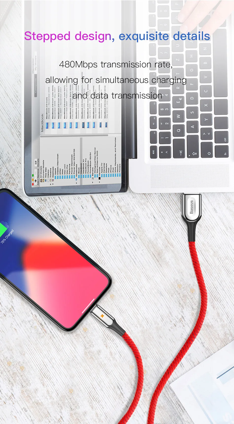 Baseus X Lighting usb зарядный кабель для iPhone X 8 7 6 6s Plus 5 5S SE кабель для быстрой зарядки данных 2.4A зарядный кабель
