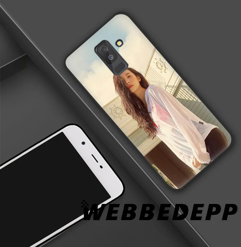 WEBBEDEPP Sunmi LEE Kpop Girl Мягкий силиконовый чехол для Samsung Galaxy A9 A8 A7 A6 Plus 2018 A5 A3 2017 2016 Note 9 8 |