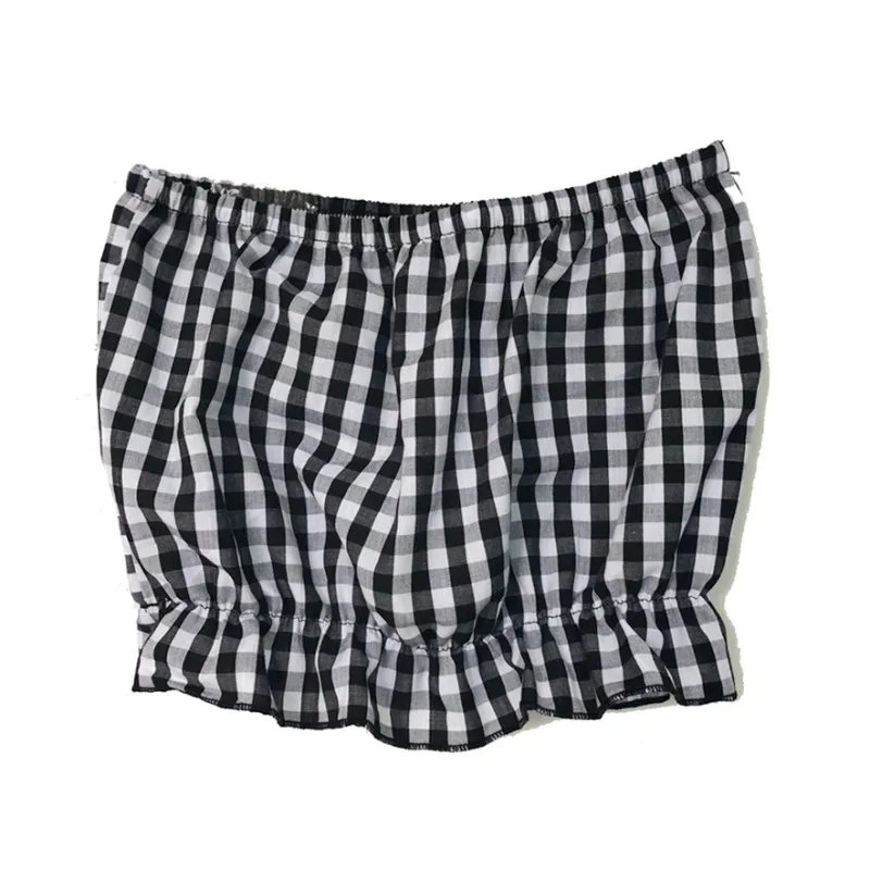 Сексуальная Женская одежда черный красный оранжевый клетчатый Летний Пляжный