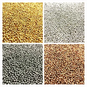 Металлические бусины золотистогобронзового цвета, 246 мм, 50020050 шт.