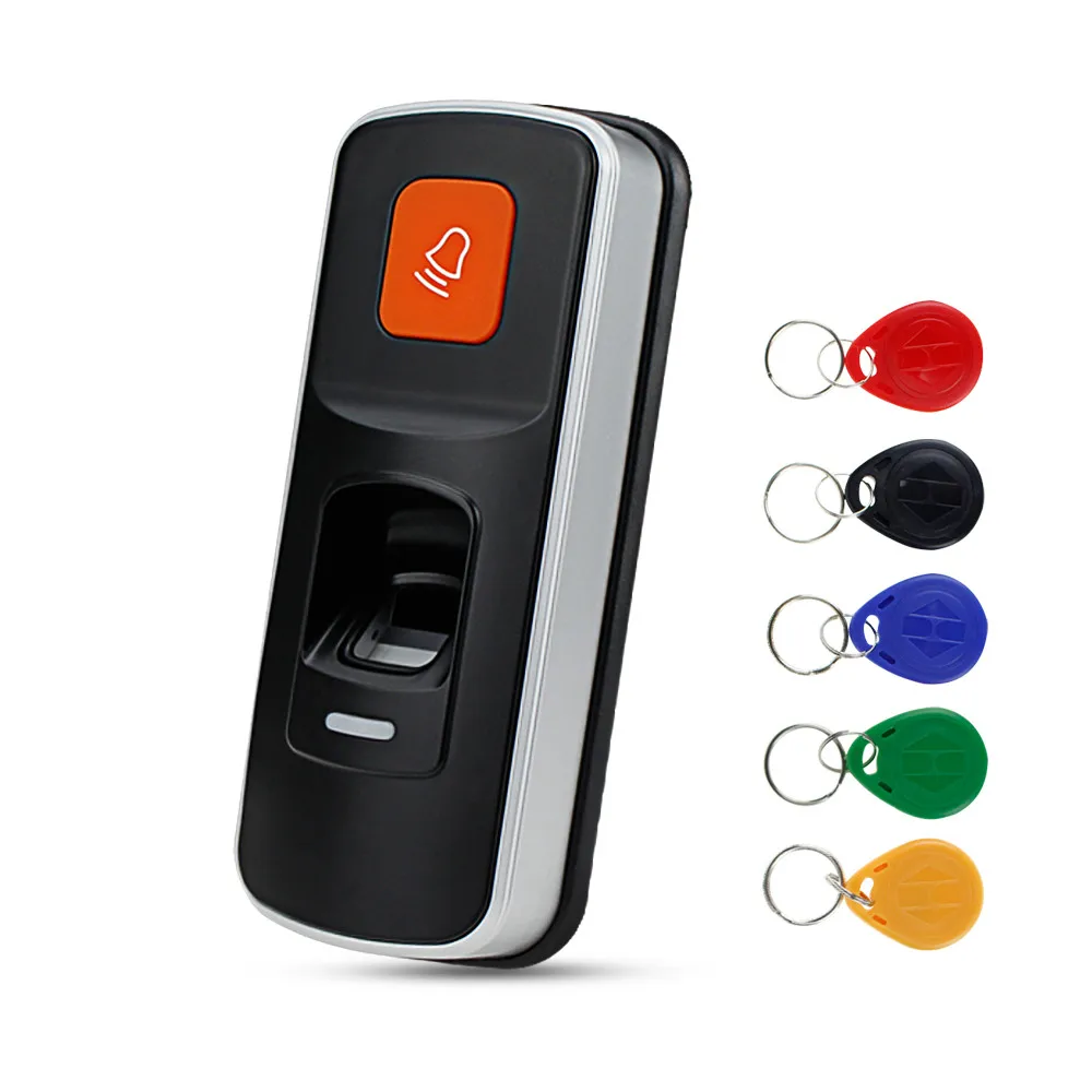 i90 with Keys OBO HANDS биометрический набор контроля доступа отпечатков пальцев RFID считыватель система дверного замка+ Электрический магнитный/болт/ударный замок Открыватель ворот - Цвет: i90 with Keys