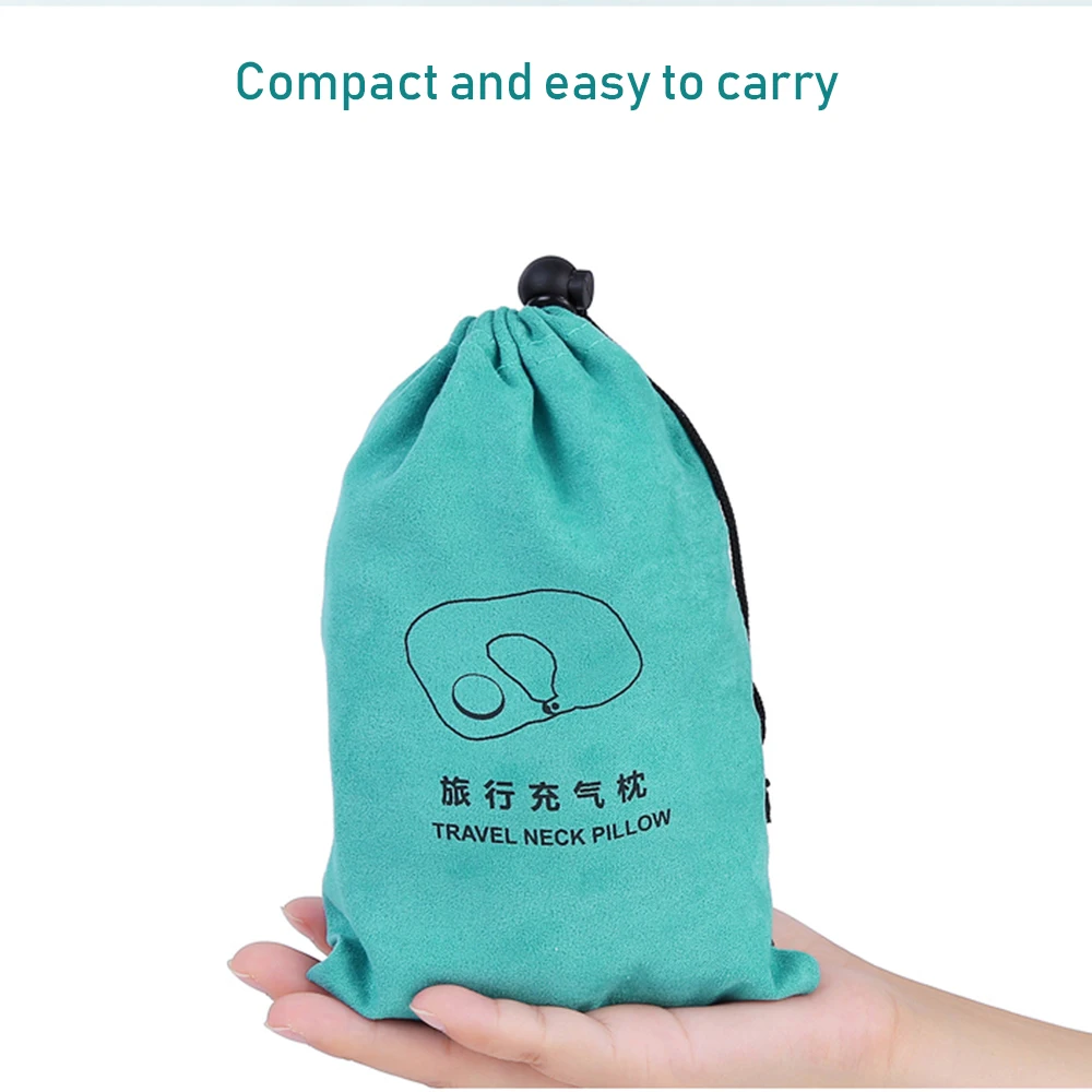 U образная дорожная подушка переносная надувная Автомобильная пуш типа с мягкой