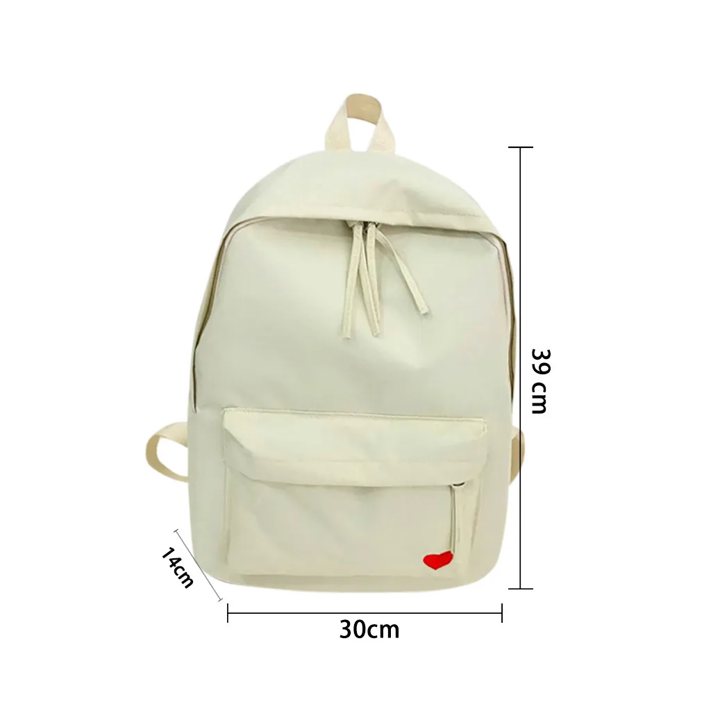 Водонепроницаемый женский рюкзак в японском стиле, однотонные рюкзаки Mochila Feminina Mujer, дорожная сумка для девочек-подростков, школьный ранец 7,2