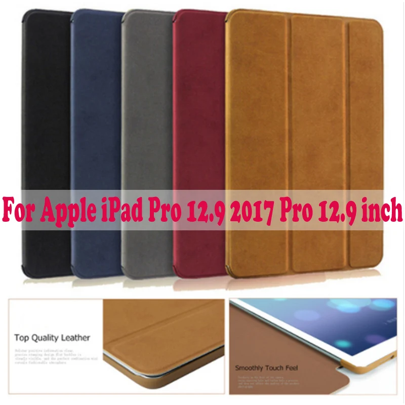 Умный чехол из искусственной кожи для Apple iPad Pro 12 9 2017 ультратонкий умный флип с