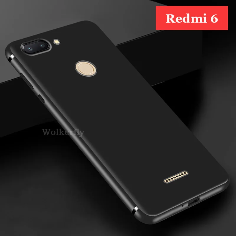 Для xiaomi redmi 6A чехол, Матовый Мягкий ТПУ ультра тонкий чехол для xiaomi redmi 6 6pro, чехол-бампер для xiaomi Mi A2 Lite, чехол