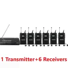 Беспроводная система мониторинга Takstar wpm-200wpm200 UHF, стерео Беспроводная гарнитура, сценические мониторы, 1 передатчик + 6 приемников